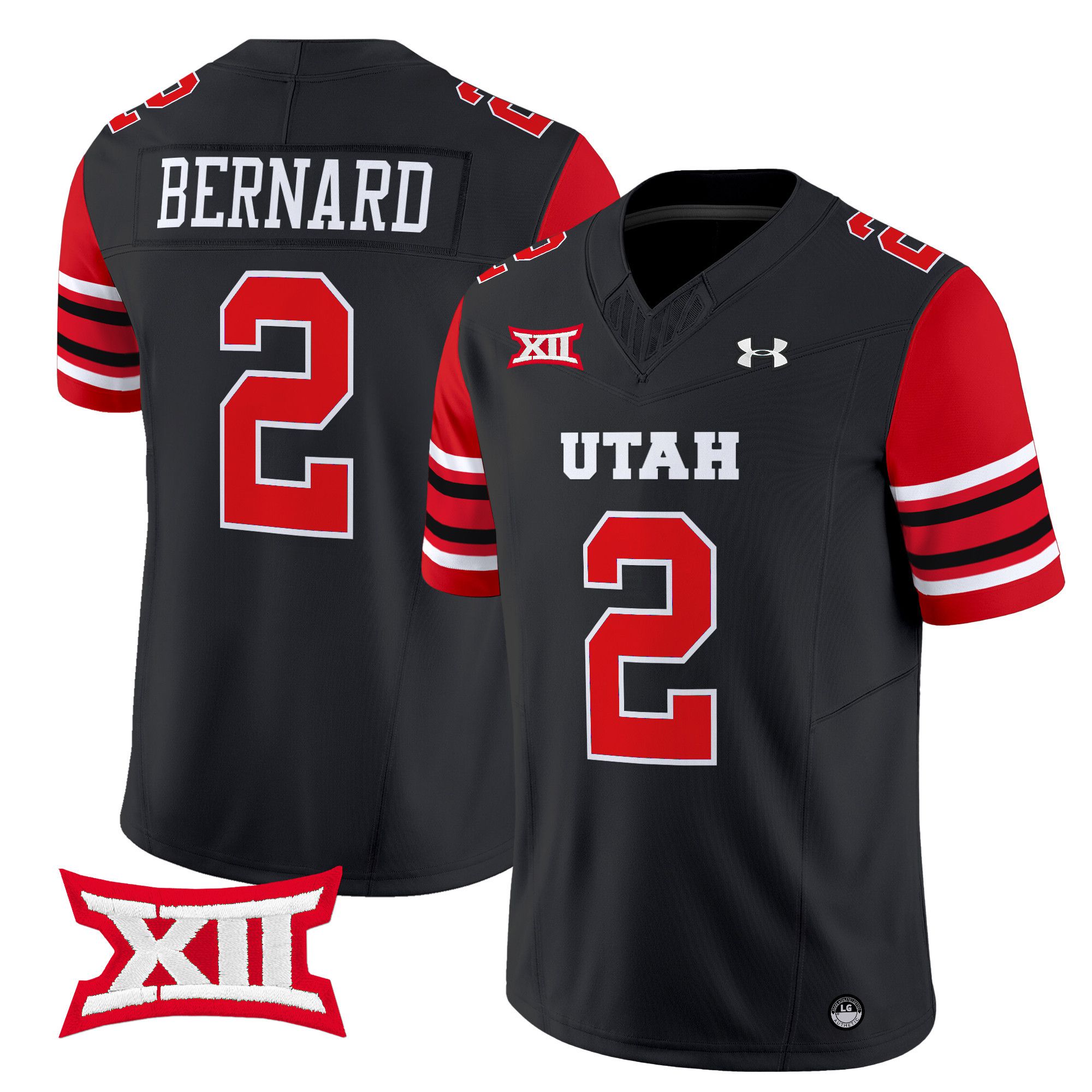 Men Utah Utes #2 Bernard Black 2024 Vapor Limited NCAA Jersey->more ncaa teams->NCAA Jersey